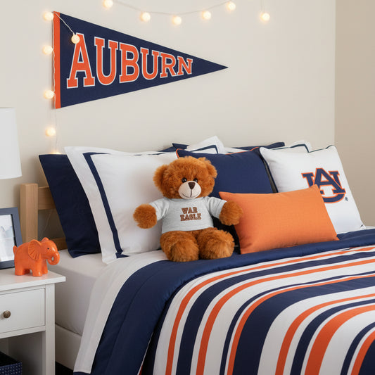 War Eagle Plush Bear with Tee — College Spirit Stuffed Animal