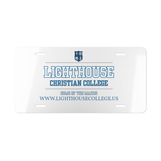 LCC MAKO Vanity Plate - Lighthouse Christian College License Plate