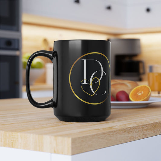 Created by Design Black Mug