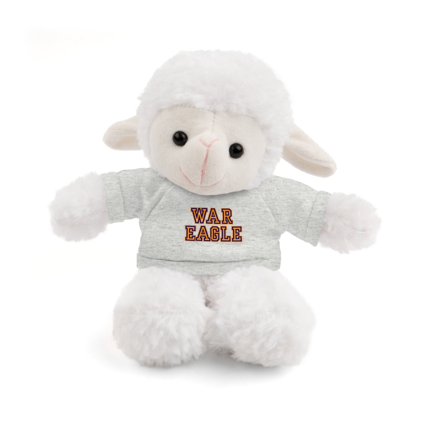 War Eagle Plush Bear with Tee — College Spirit Stuffed Animal
