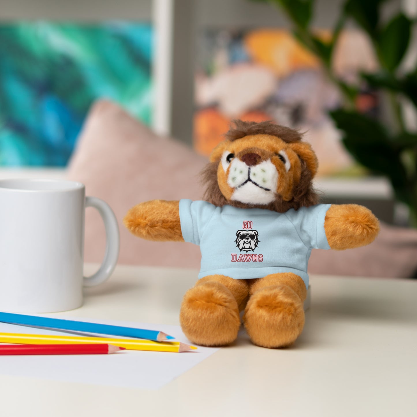 Go Dawgs Stuffed Toy — College Spirit Stuffed Animal