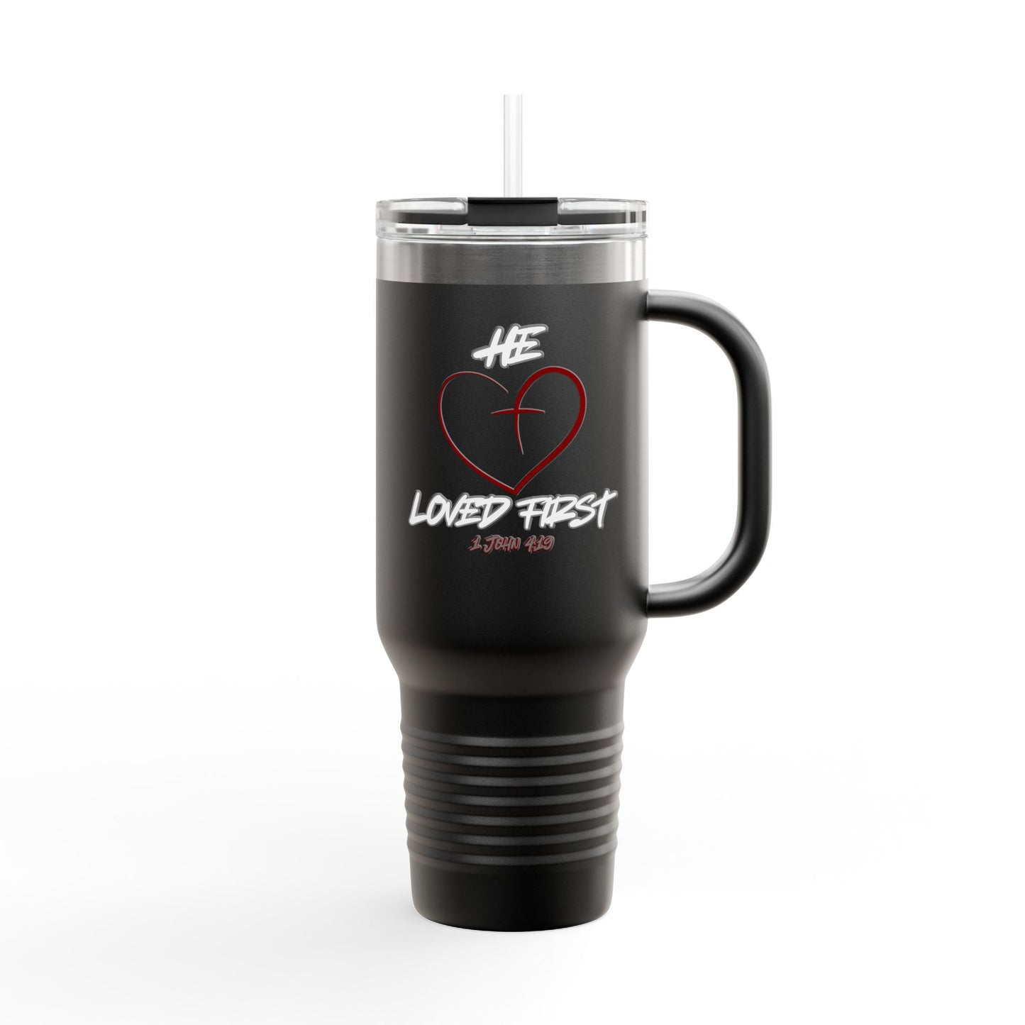 HLF He Loved First Insulated Travel Mug, 40oz