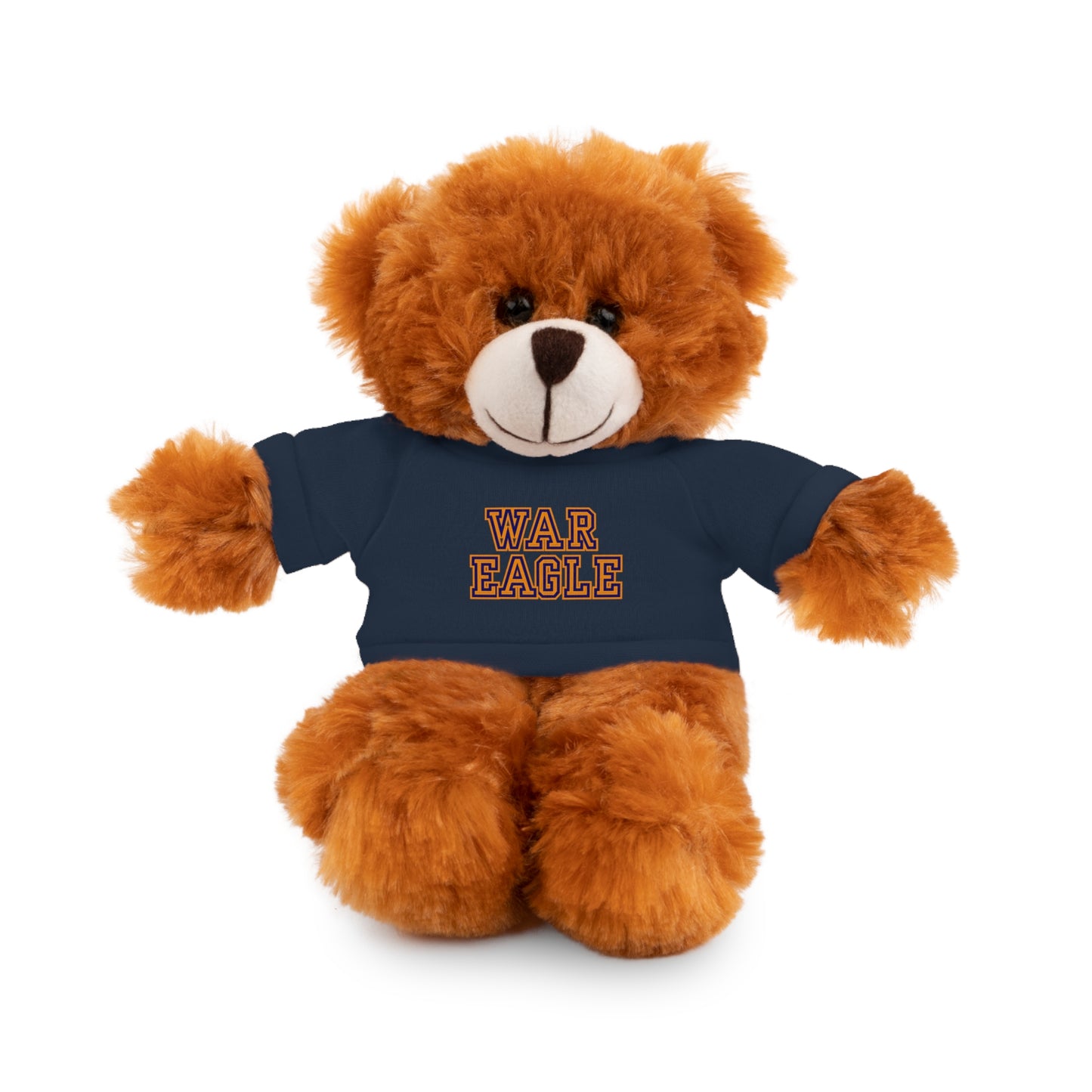War Eagle Plush Bear with Tee — College Spirit Stuffed Animal