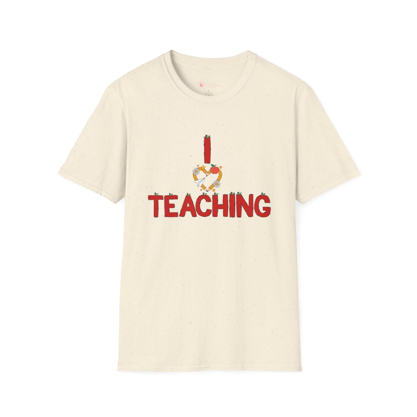 I Love Teaching T‑Shirt — Cute Apple & Pencil Teacher Tee