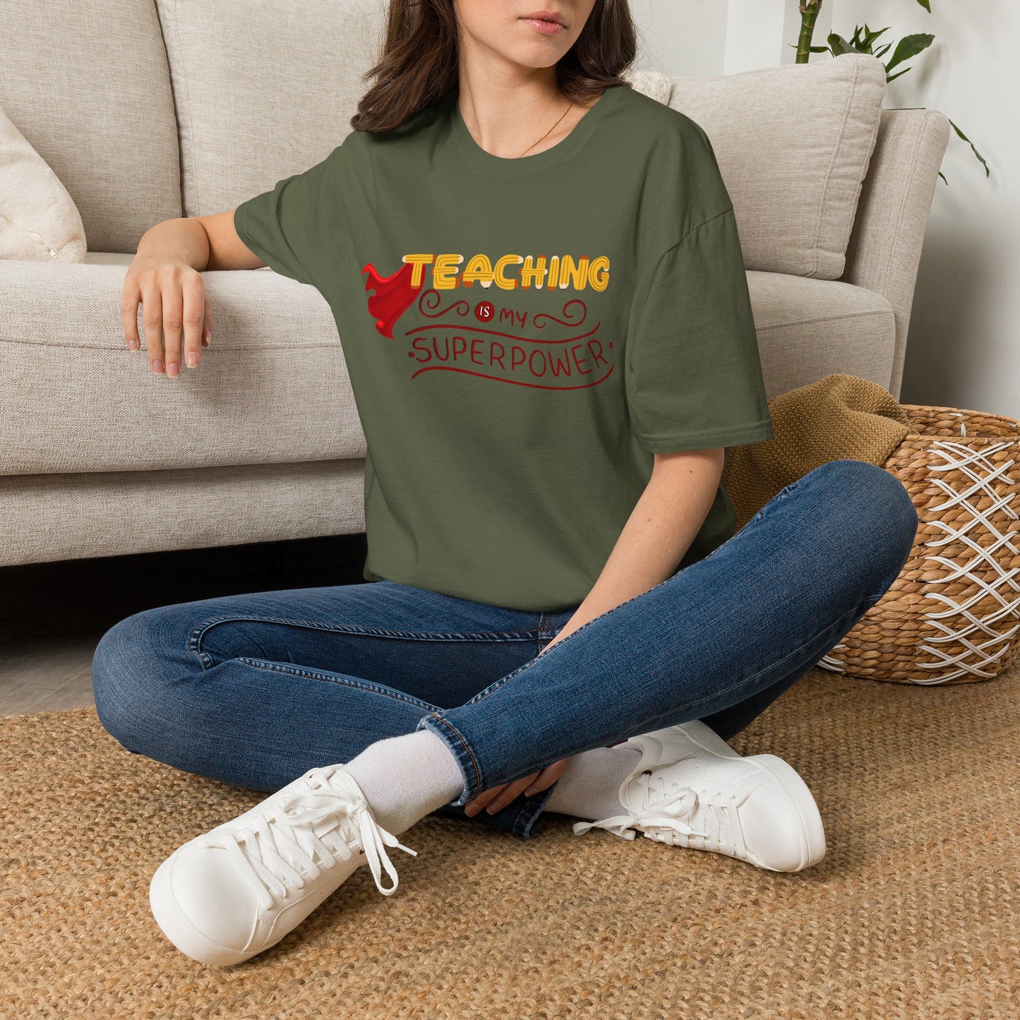 Teaching Is My Superpower T-Shirt — Teacher Appreciation Graphic Tee