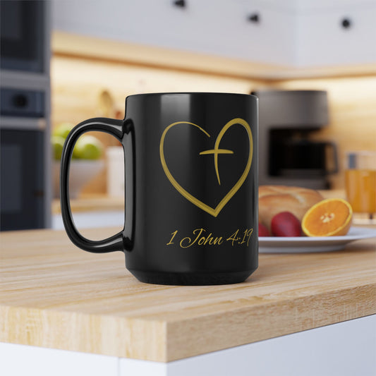 HLF Collection Golden Heart Mug
