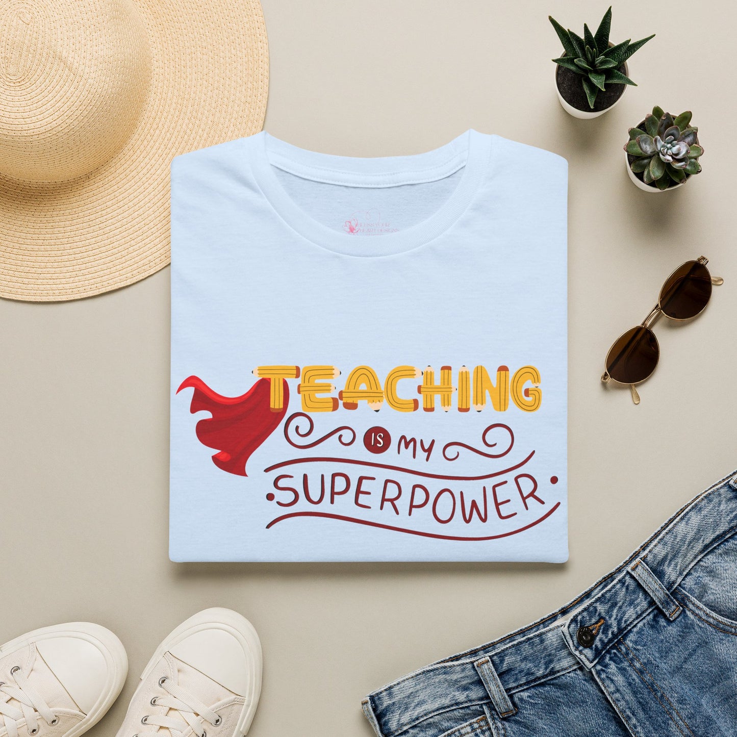 Teaching Is My Superpower T-Shirt — Teacher Appreciation Graphic Tee