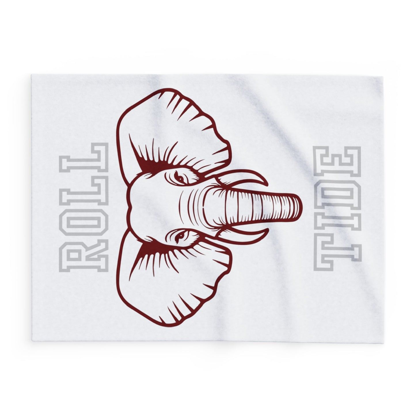 Roll Tide Blanket White