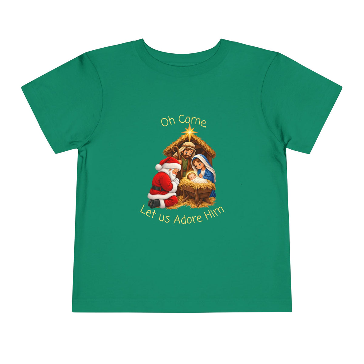 Toddler Christmas Nativity Scene Short Sleeve Tee