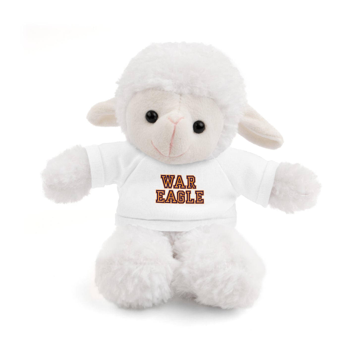 War Eagle Plush Bear with Tee — College Spirit Stuffed Animal