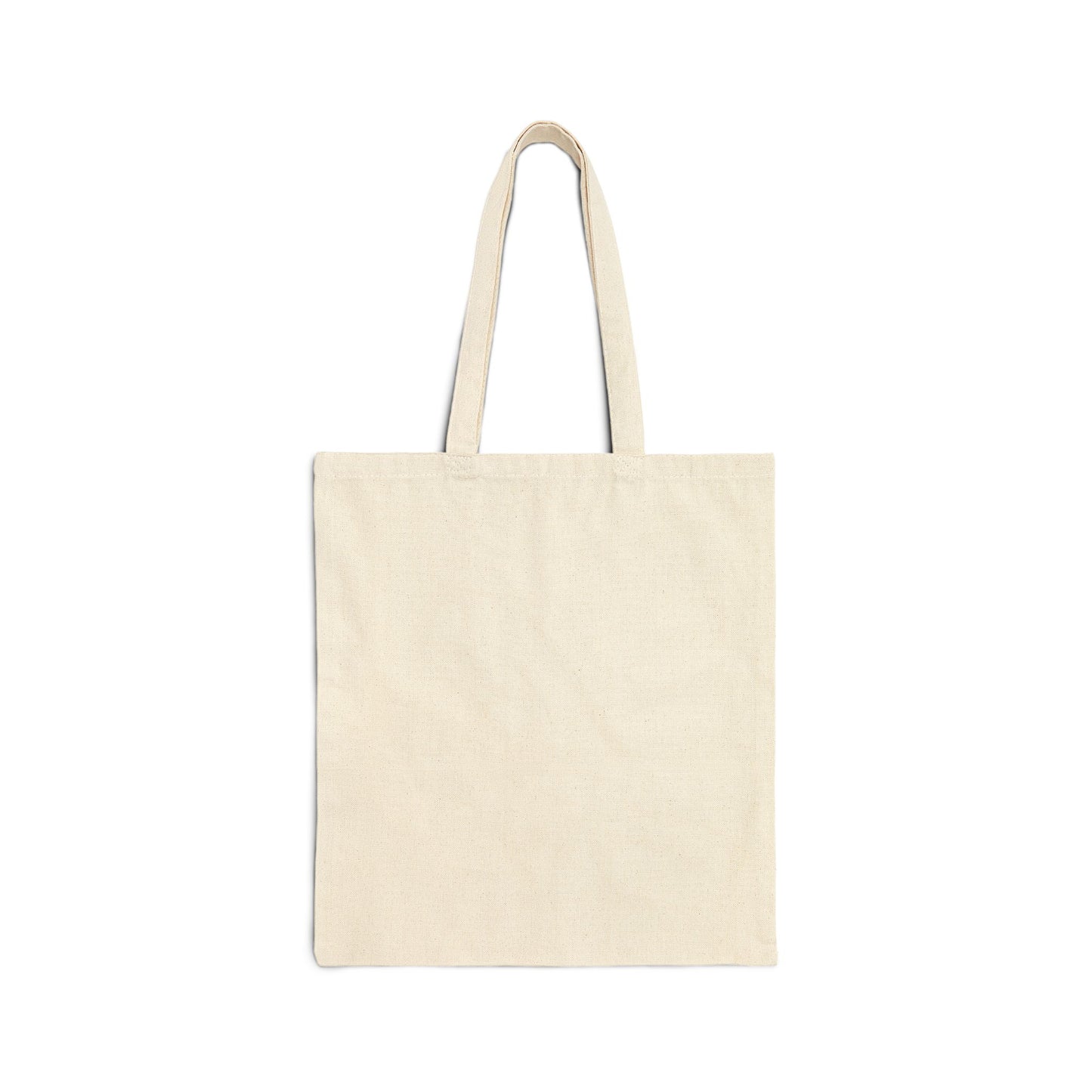 Math Teacher Tote Bag — "I Teach Math, Clearly I Have Problems" Cotton Canvas Grocery/Book Bag