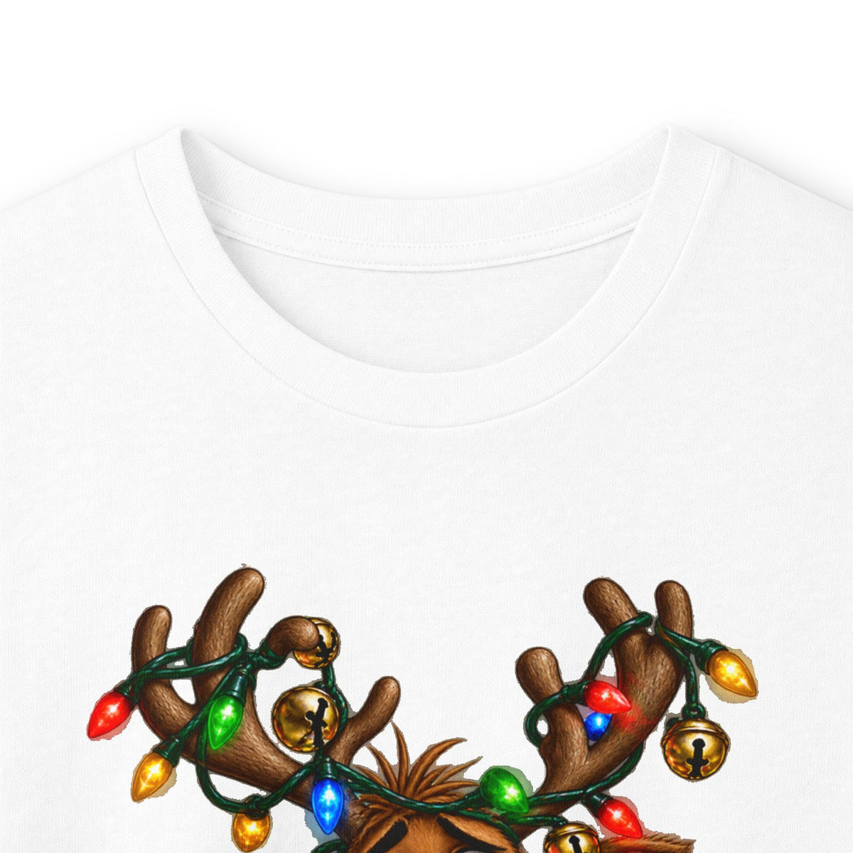 Festive Christmas Reindeer Long Sleeve Tee