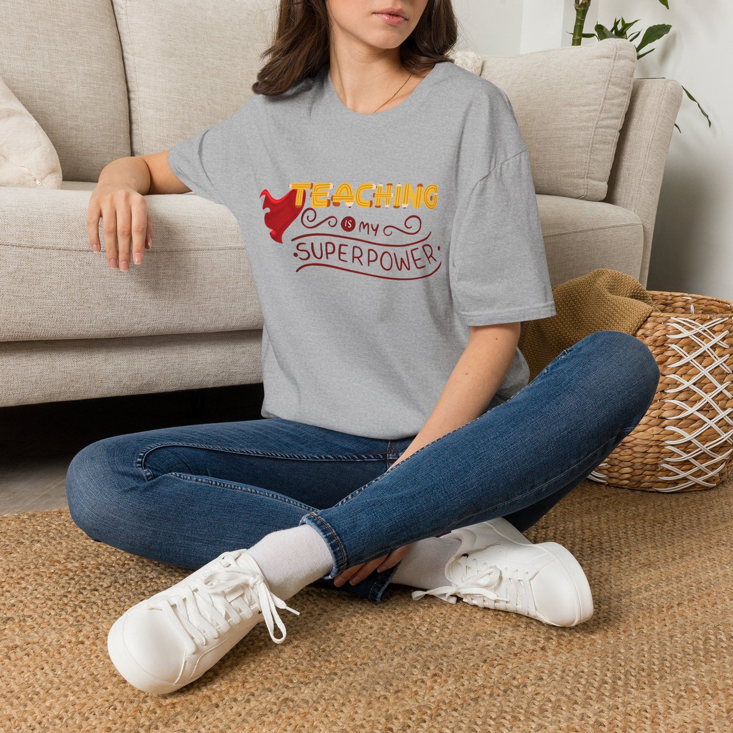 Teaching Is My Superpower T-Shirt — Teacher Appreciation Graphic Tee