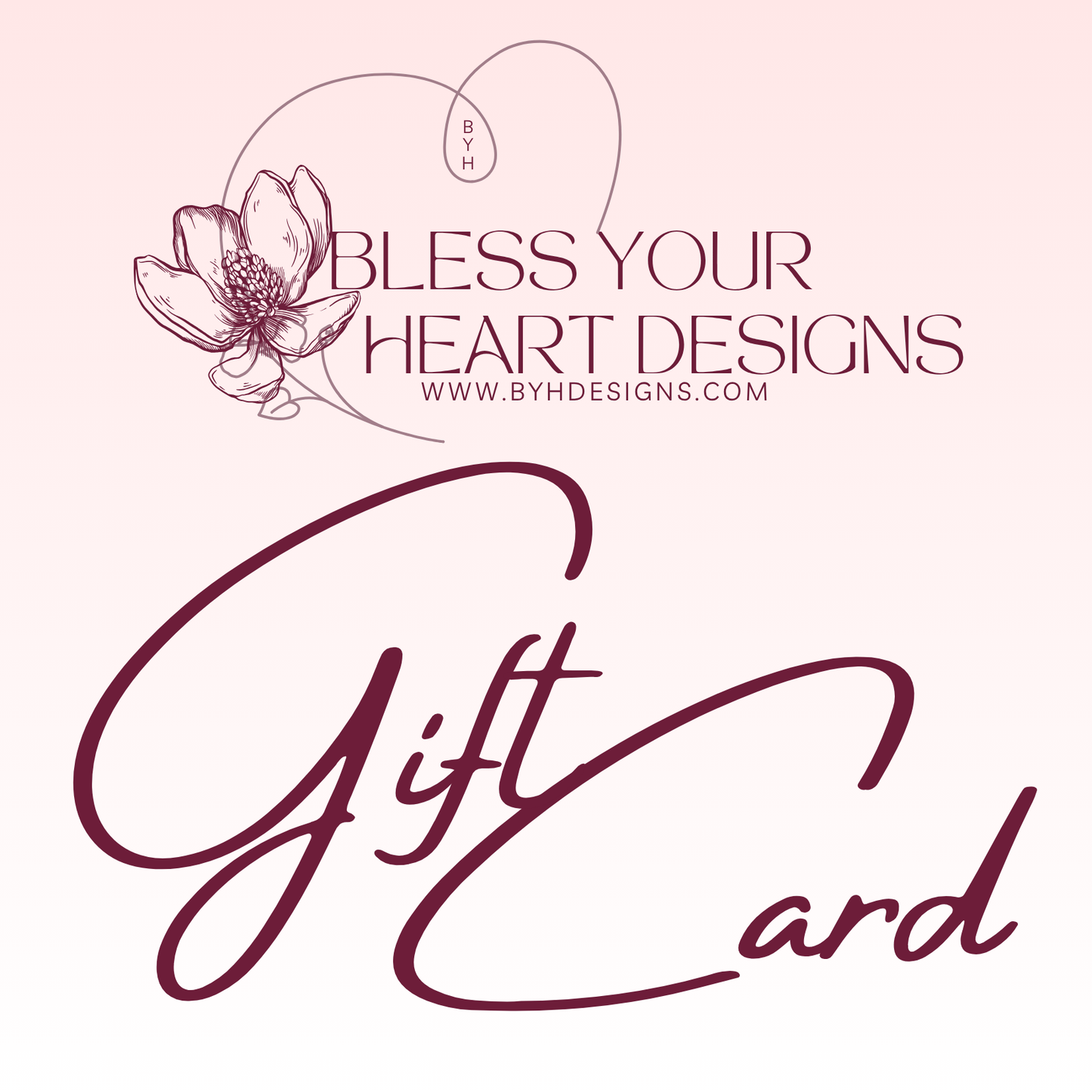 BYH Designs Gift Card